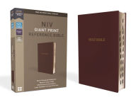 Title: NIV, Reference Bible, Giant Print, Leather-Look, Burgundy, Red Letter, Thumb Indexed, Comfort Print, Author: Zondervan