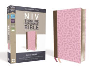 Title: NIV, Thinline Reference Bible, Large Print, Leathersoft, Pink/Brown, Red Letter, Comfort Print, Author: Zondervan