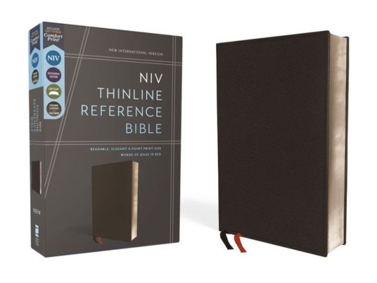 niv-thinline-reference-bible-genuine-leather-calfskin-black-red-letter-art-gilded-edges