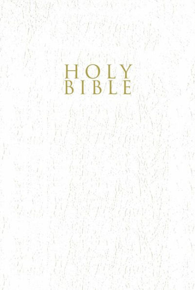 NIV, Gift and Award Bible, Leather-Look, White, Red Letter, Comfort Print