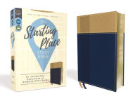 Title: NIV, Starting Place Study Bible (An Introductory Study Bible), Leathersoft, Navy/Tan, Comfort Print: An Introductory Exploration of Studying God's Word, Author: Zondervan