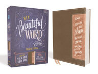 Title: NIV, Beautiful Word Bible, Updated Edition, Peel/Stick Bible Tabs, Leathersoft, Brown/Pink, Red Letter, Comfort Print: 600+ Full-Color Illustrated Verses, Author: Zondervan