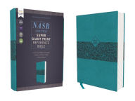 Title: NASB, Super Giant Print Reference Bible, Leathersoft, Teal, Red Letter, 1995 Text, Comfort Print, Author: Zondervan