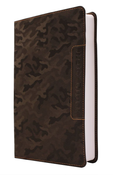 NIV, Boys' Bible, Leathersoft, Brown Camo, Comfort Print