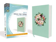Title: NIV, Bible for Teens, Thinline Edition, Cloth over Board, Floral, Red Letter, Comfort Print, Author: Zondervan