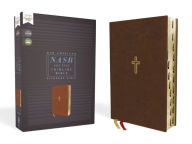 Title: NASB, Thinline Bible, Leathersoft, Brown, Red Letter, 1995 Text, Thumb Indexed, Comfort Print, Author: Zondervan