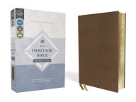 Title: NIV, Heritage Bible, Passaggio Setting, Leathersoft, Brown, Comfort Print: Elegantly uniting single and double columns into one Passaggio Setting Bible design, Author: Zondervan