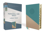 Title: NIV, Personal Size Bible, Large Print, Leathersoft, Teal/Gold, Red Letter, Thumb Indexed, Comfort Print, Author: Zondervan