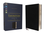 Title: NIV, Thompson Chain-Reference Bible, Handy Size, European Bonded Leather, Black, Red Letter, Comfort Print, Author: Zondervan