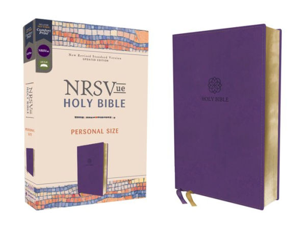 NRSVue, Holy Bible, Personal Size, Leathersoft, Purple, Comfort Print