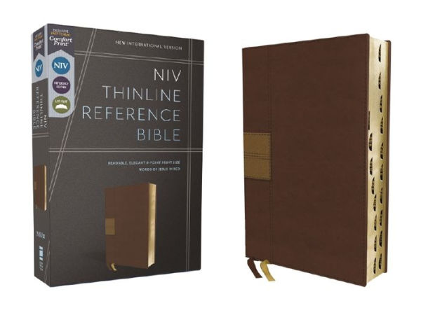 NIV, Thinline Bible, Cloth over Board, Floral, Red Letter, Comfort Print