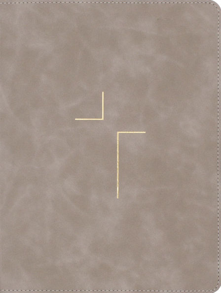 The Jesus Bible, NIV Edition, Leathersoft, Stone, Comfort Print