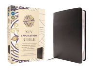 Title: NIV Application Bible, European Bonded Leather, Black, Red Letter, Comfort Print: Bringing the Ancient Message of the Bible into Your World, Author: Zondervan