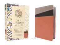 Title: NIV Application Bible, Leathersoft, Coral/Gray, Red Letter, Comfort Print: Bringing the Ancient Message of the Bible into Your World, Author: Zondervan