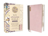 Title: NIV Application Bible, Personal Size, Leathersoft, Pink/Gray, Red Letter, Comfort Print: Bringing the Ancient Message of the Bible into Your World, Author: Zondervan