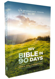 Title: NIV, Bible in 90 Days, Paperback: Cover to Cover in 12 Pages a Day, Author: Zondervan