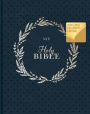 NIV Our Family Story Bible - Navy Wreath (B&N Exclusive Edition)