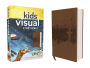 NIV, Kids' Visual Study Bible, Leathersoft, Bronze, Full Color Interior: Explore the Story of the Bible---People, Places, and History