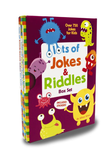 Lots of Jokes and Riddles Box Set: A Collection of Laugh Out Loud Busy Books for Children with Over 750 Jokes, Riddles, Tongue Twisters, and Puns