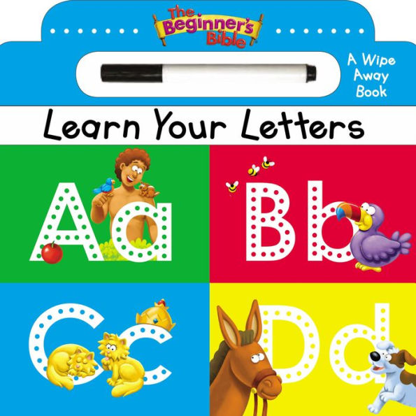 The Beginner's Bible Learn Your Letters: A Wipe Away Board Book