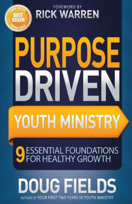book ministry youth driven purpose doug fields excerpt read