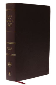 Title: KJV, Life in the Spirit Study Bible, Bonded Leather, Burgundy, Thumb Indexed, Red Letter: Formerly Full Life Study, Author: Thomas Nelson