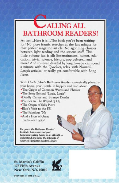 Uncle John's Bathroom Reader: Unveil the Fun Facts!