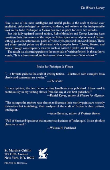 Technique In Fiction, Second Edition: Revised and Updated for a New Generation