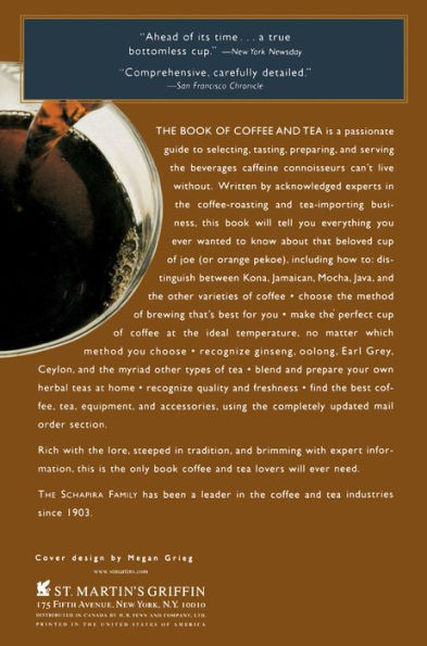 The Book of Coffee and Tea: Second Revised Edition