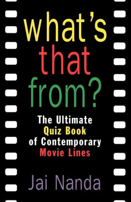 What S That From The Ultimate Quiz Book Of Memorable Movie Lines Since 1969 Paperback