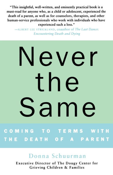Never the Same: Coming to Terms with Death of a Parent
