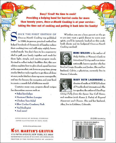 Once-A-Month Cooking: A Proven System for Spending Less Time in the Kitchen and Enjoying Delicious, Homemade Meals Every Day