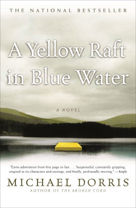 a yellow raft in blue water essay