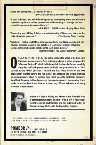 The Wannsee Conference and the Final Solution: A Reconsideration