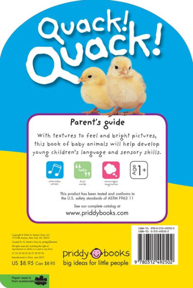 Quack! Quack! (Baby Touch and Feel Series)