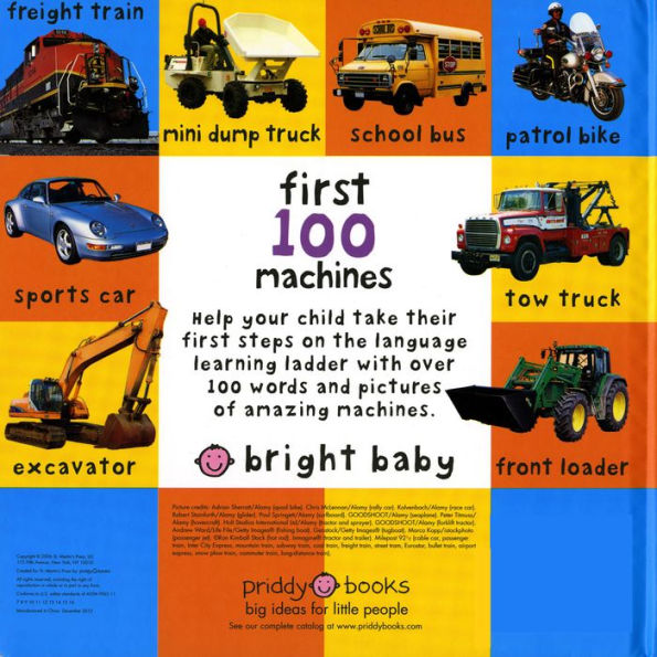 First 100 Trucks (Bright Baby Series)