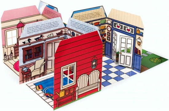 Lets Pretend Roses Dolls Houseboard Book - 