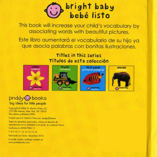 Bilingual Bright Baby Animals: Animales