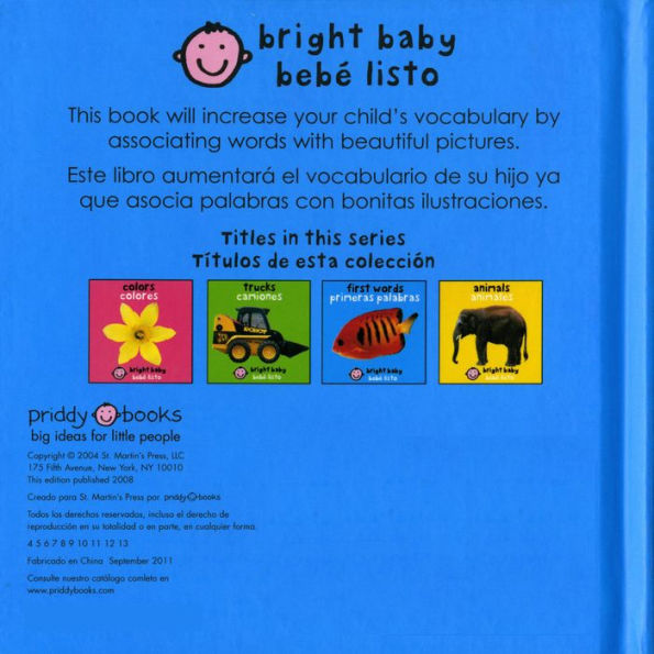 Bilingual Bright Baby First Words / Primeras palabras: Primeras palabras