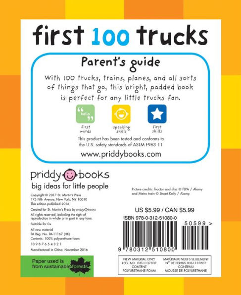 First 100 Trucks: And Things That Go