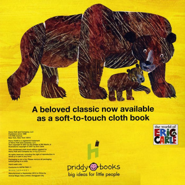 Baby Bear, Baby Bear, What Do You See? (Cloth Book)