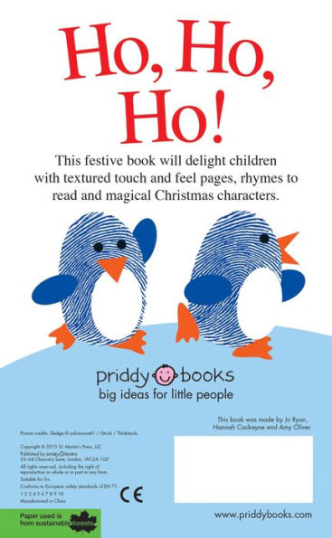 Alphaprints: Ho, Ho, Ho!: A Touch-and-Feel Book