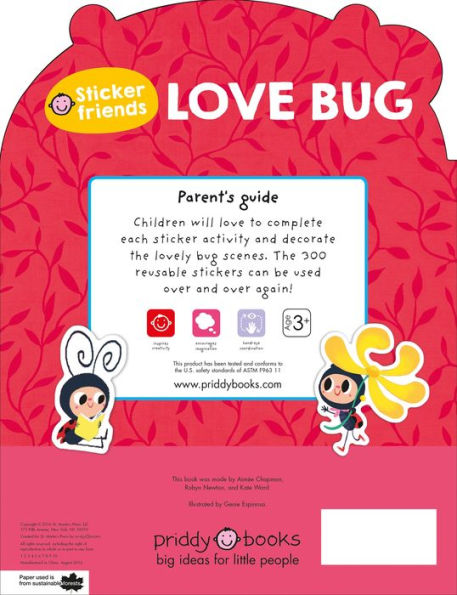 Love Bug: 300 Reusable Stickers (Sticker Friends Series)
