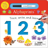 Title: Alphaprints: Trace, Write, and Learn 123: Finger tracing & wipe clean, Author: Roger Priddy