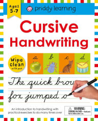 Title: Wipe Clean Workbook: Cursive Handwriting: Ages 5-7; wipe-clean with pen, Author: Roger Priddy