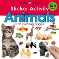 Title: Sticker Activity Animals: Over 100 Stickers with Coloring Pages, Author: Roger Priddy