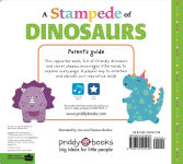 Alternative view 2 of Picture Fit Board Books: A Stampede of Dinosaurs (Large): An Opposites Book