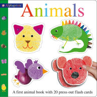 Title: Alphaprints Animals Flash Card Book: A First Animal Book with 20 Press-Out Flash Cards, Author: Roger Priddy