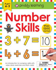 Wipe Clean Workbook: Number Skills (enclosed spiral binding): Ages 4-7; wipe-clean with pen & flash cards