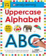 Wipe Clean Workbook: Uppercase Alphabet (enclosed spiral binding): Ages 3-6; wipe-clean with pen & flash cards